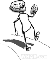 WATCH A TROLL FACE WALK