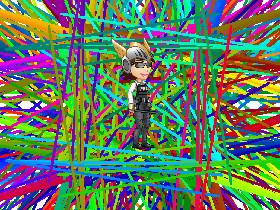 crazy rainbow art 1