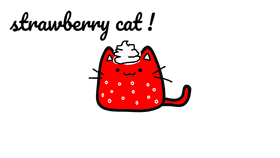 strawberry cat !