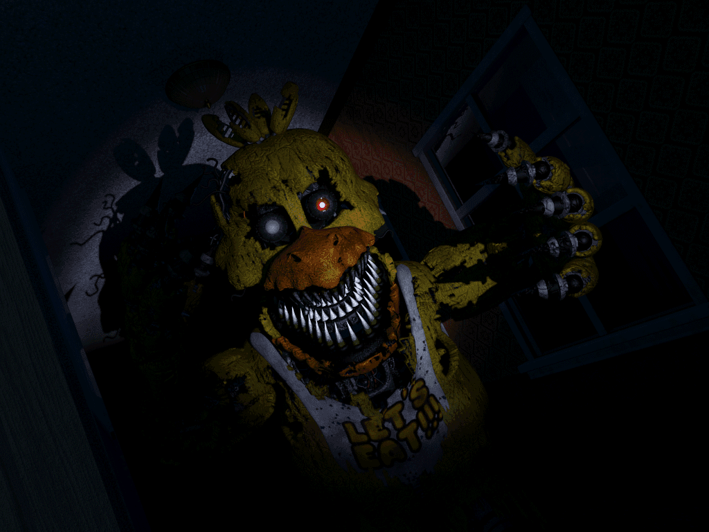 real chica(nightmare)(fnaf)