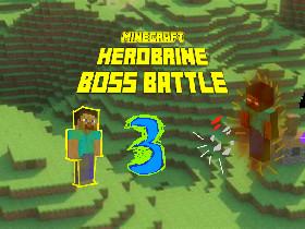 minecraft herobrine boss battle 3