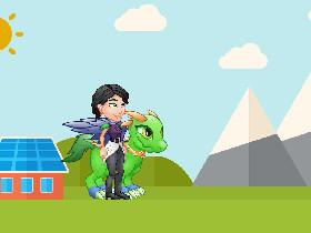 walking my pet dragon 1