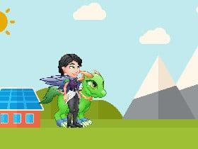 walking my pet dragon 1