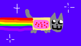 nyan cat theme  song (gets EXTREMLY fast after a bit)