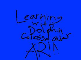 Learning with Dolphin Colossal Coder:AR!!!