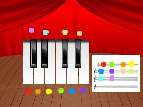 colorful piano