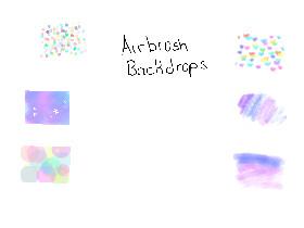 Airbrush backdrops to copy!