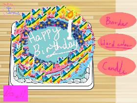 Birthday cake maker! 2