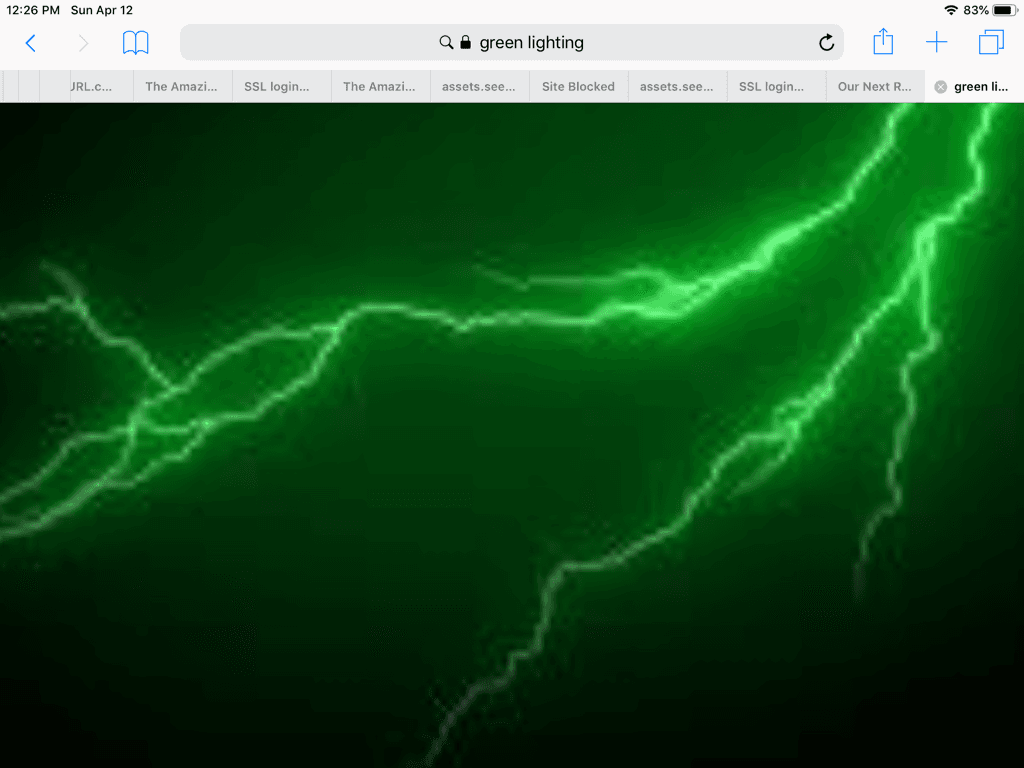 GREEN LIGHTNING