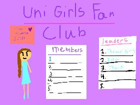 Uni Girls Fan Club 1