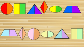 Rainbow Shape Puzzle