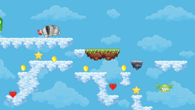 Platformer in Clouds