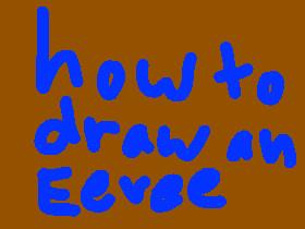 How to draw eevee 1 1