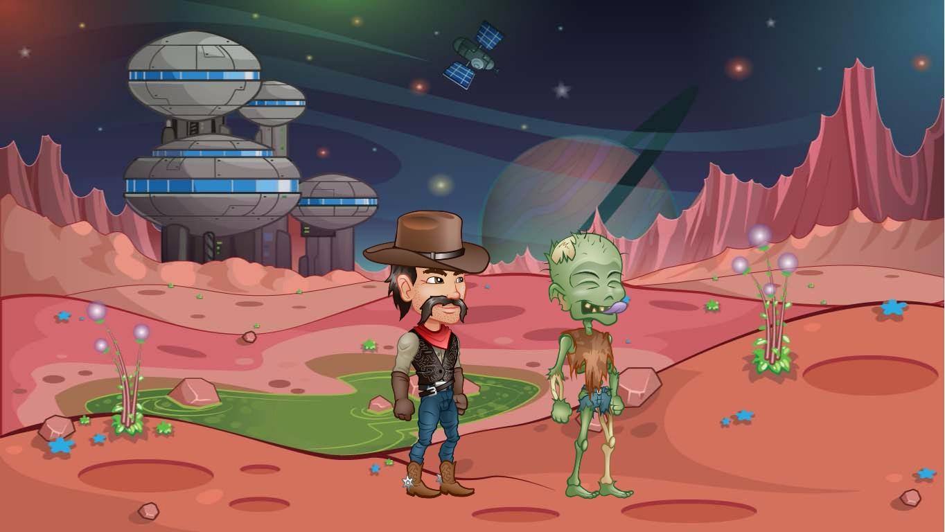 The cowboy in space