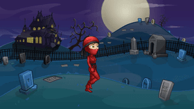 red ninja girl