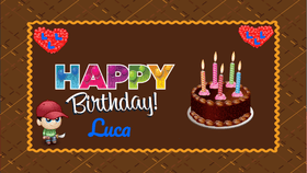 Happy Birthday Luca