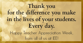 Teacher Appreciation week