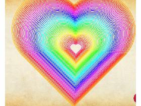 the rainbow heart❤️💜💙