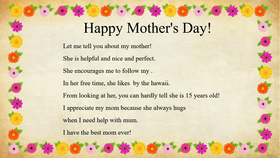 Mother&#039;s Day Mad Libs