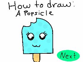 How to draw: A kawaii Popsicle