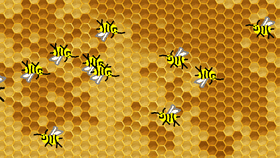 bees in the hive