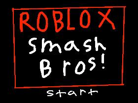 roblox Smash Bros WIP