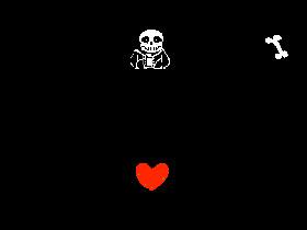 sans fight minigame