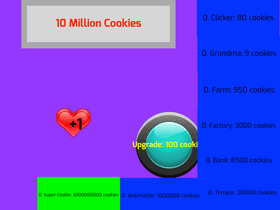 Cookie Clicker Tynker