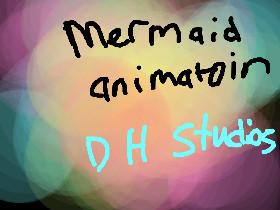 Merman and mermaid animatoin