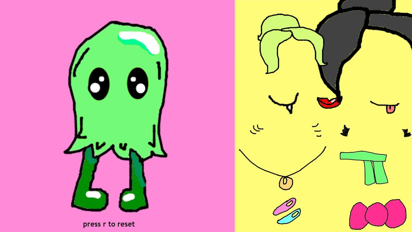 Jelly Monster Dressup Girl version