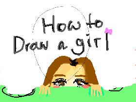 How to draw girl 1