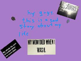 my mom died 1