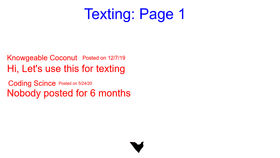 Texting