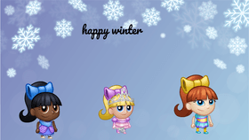 happy winter dance