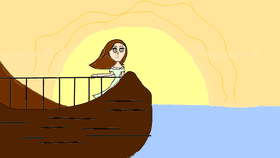 girl at sea