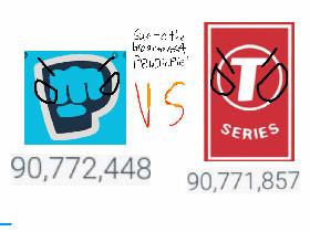 PewDiePie vs T series!!!