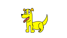 A dog drawing.