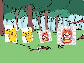 Pikachu vs Jibanyan!