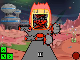 Hard Robot Boss Battle!