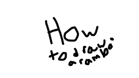 how to draw a rambow!