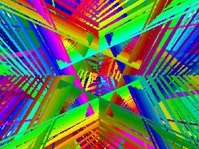 crazy rainbow art  1