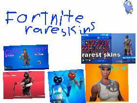 Fortnite Rare Skins!!!