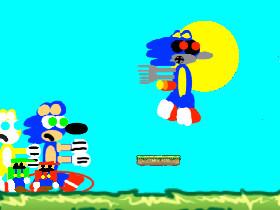 super mario bros sonic & tails vs metal sonic