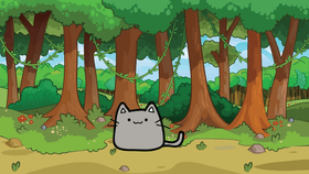 Cat in the forest!