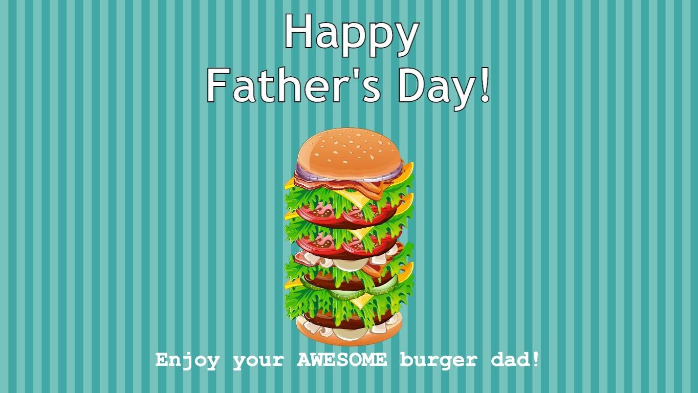 Father's Day Burger