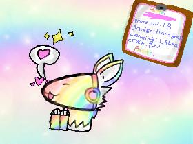 pastel the protogen!❤️🧡💛💚💙💜