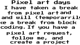 Pixel art days