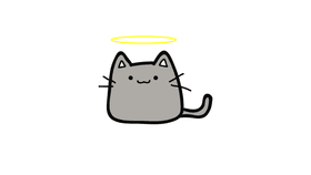 angel baby cat