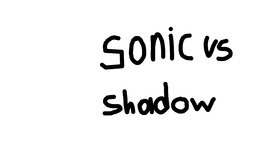 SONIC VS SHADOW