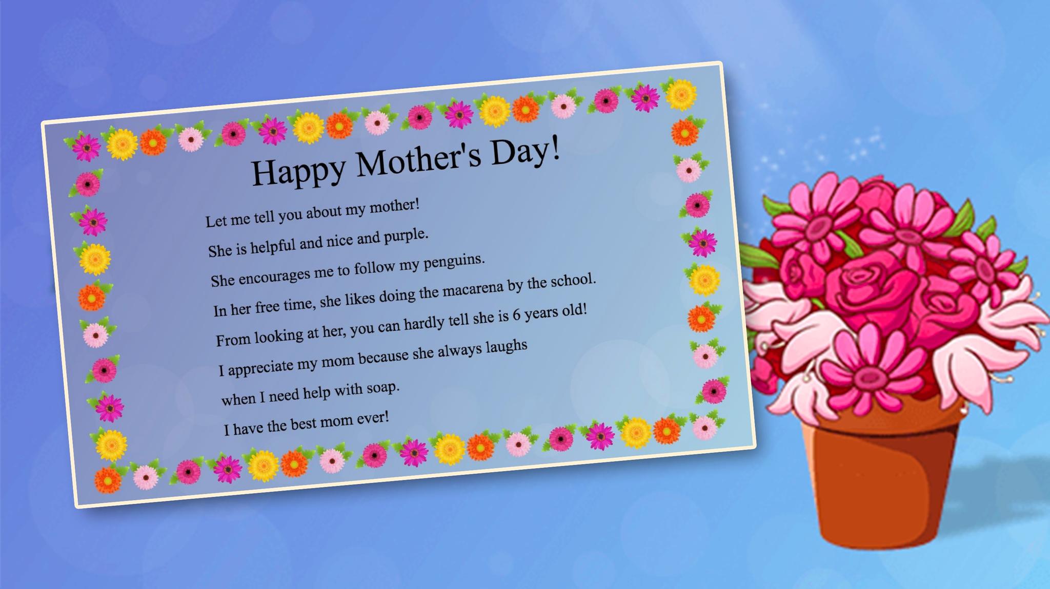 Mother's Day Mad Libs